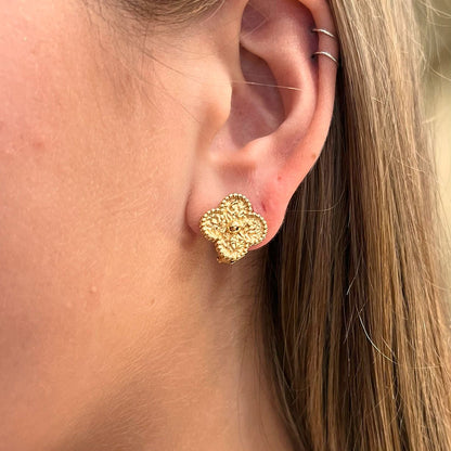 Van Cleef Vintage Alhambra Gold Earrings