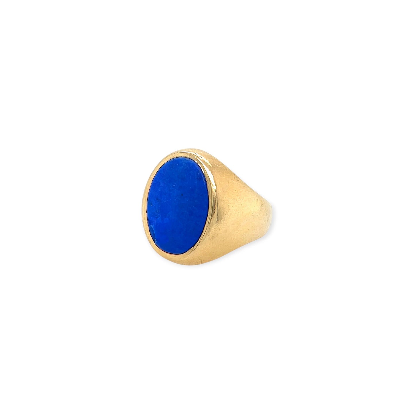 Tiffany Oval Lapis Lazuli Gold Ring