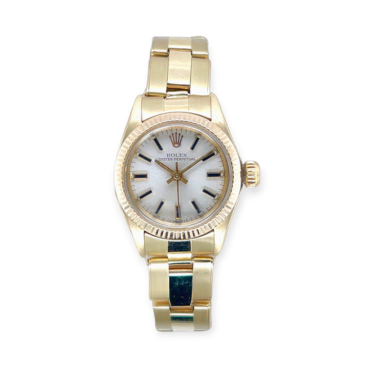 Rolex Oyster Perpetual Gold Watch
