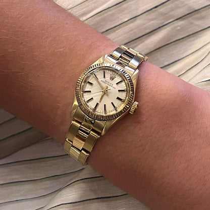 Rolex Oyster Perpetual Gold Watch