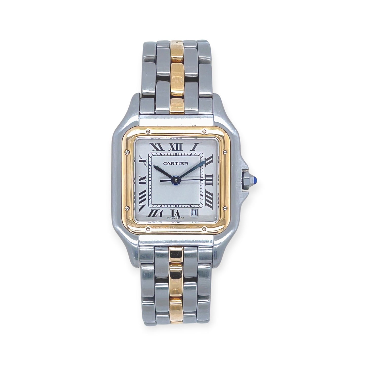 Cartier Panthere Stainless Steel Gold Watch