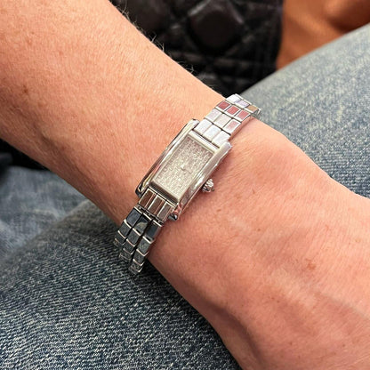 Cartier Tank Americaine White Gold Diamond Watch