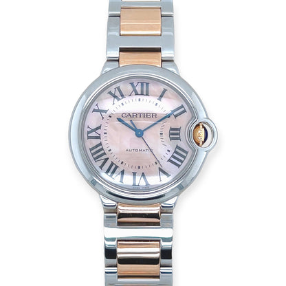 Cartier Ballon Bleu Rose Gold Stainless Steel Watch