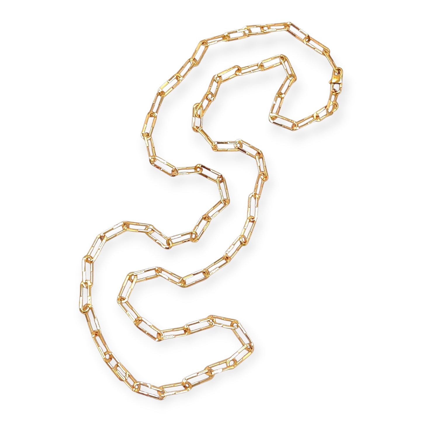 Gucci Gold Link to Love Paperclip Necklace