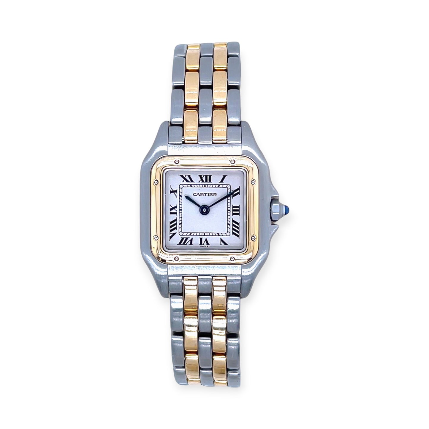 Cartier Panthere Gold Stainless Steel Watch