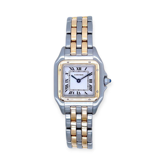Cartier Panthere Gold Stainless Steel Watch