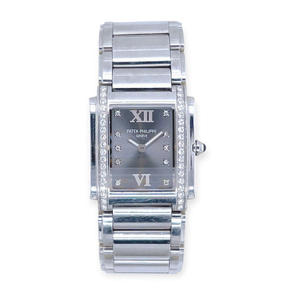 Patek Philippe Twenty 4 Stainless Steel Diamond Watch