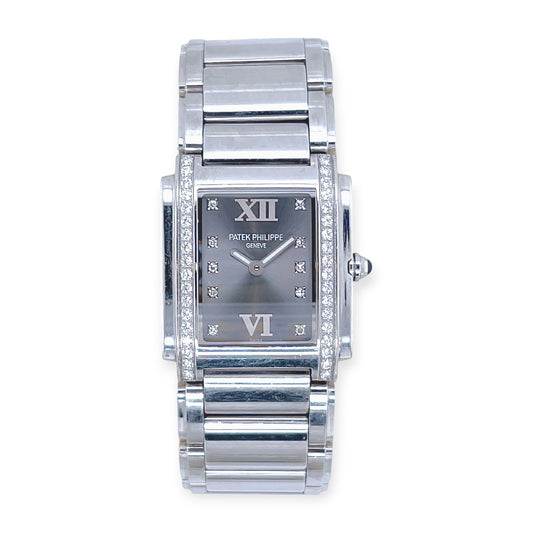 Patek Philippe Twenty 4 Stainless Steel Diamond Watch