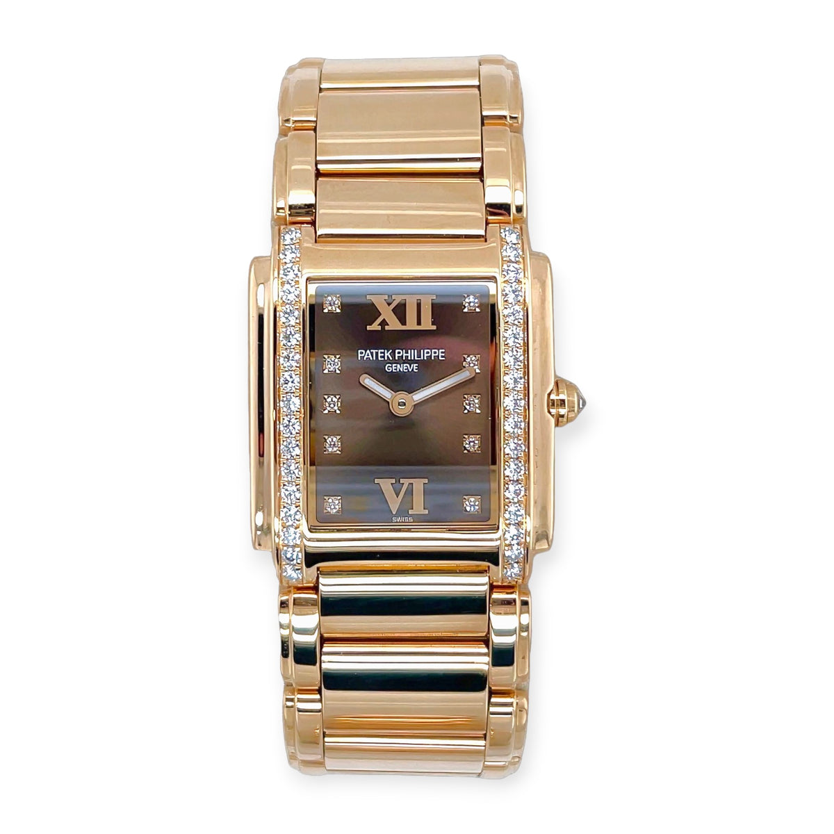 Patek Philippe Twenty 4 Rose Gold Diamond Watch