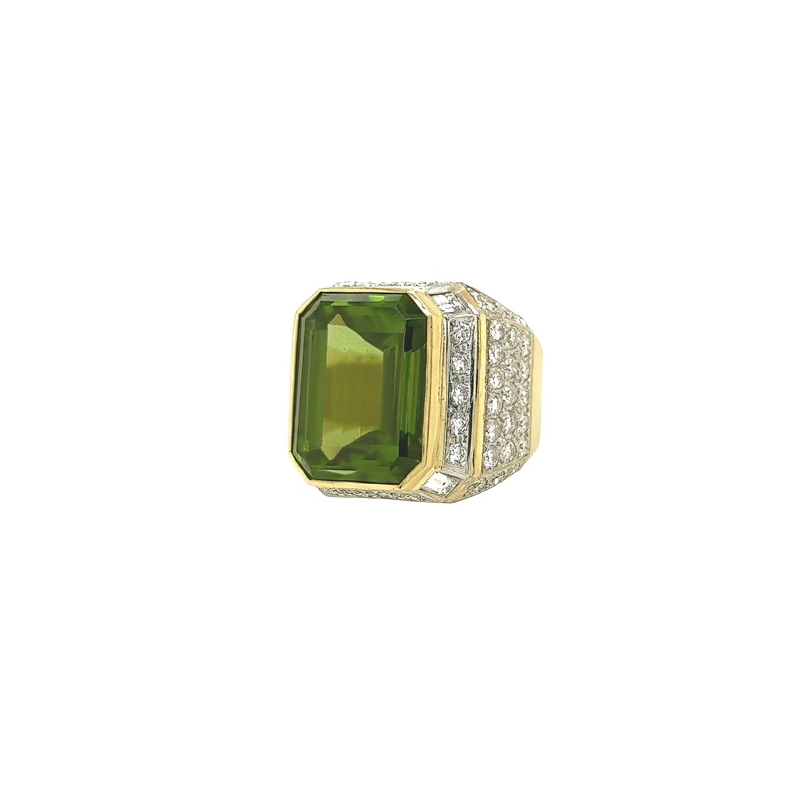 Esther Gallant Peridot Diamond Ring