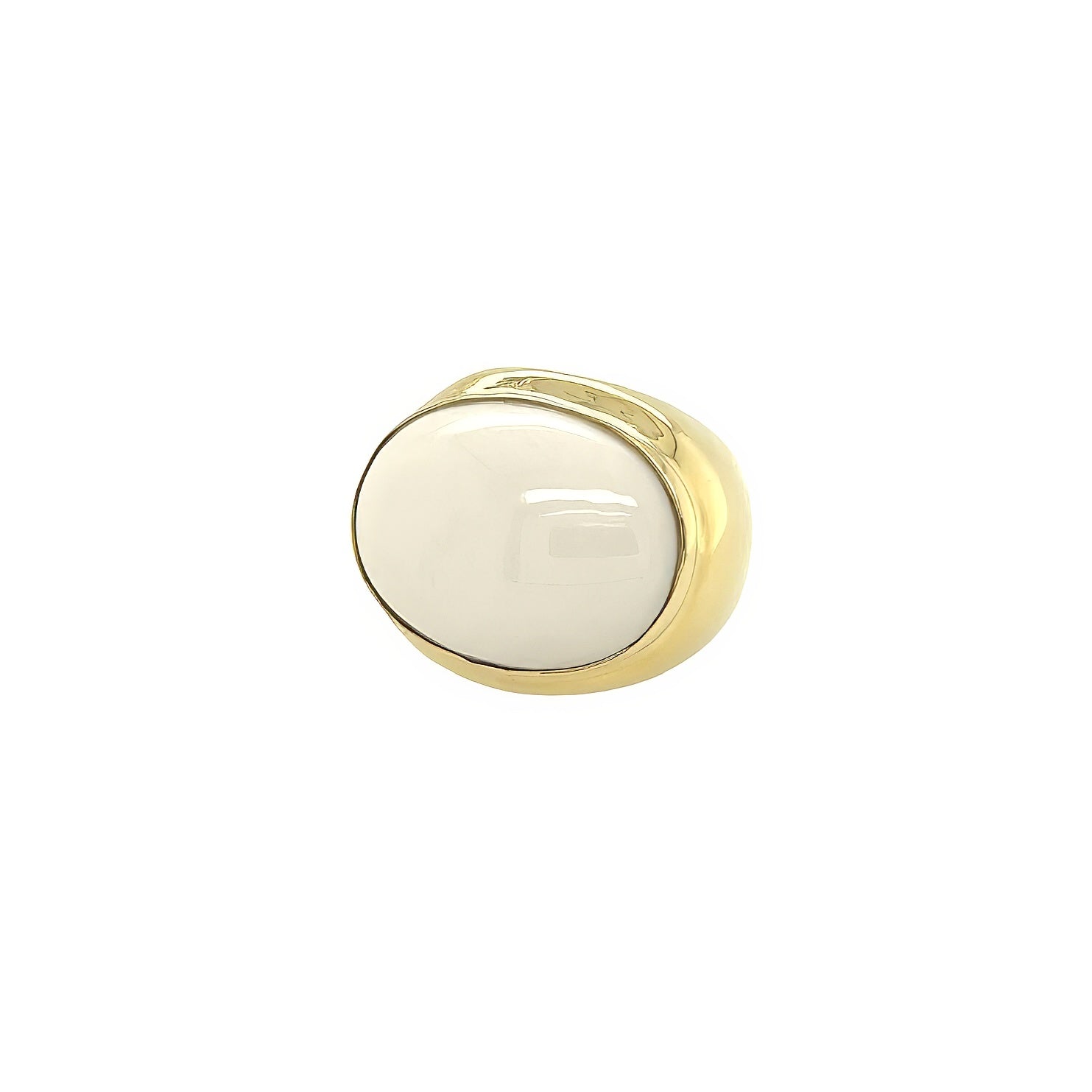 Faraone Mennella White Agate Ring