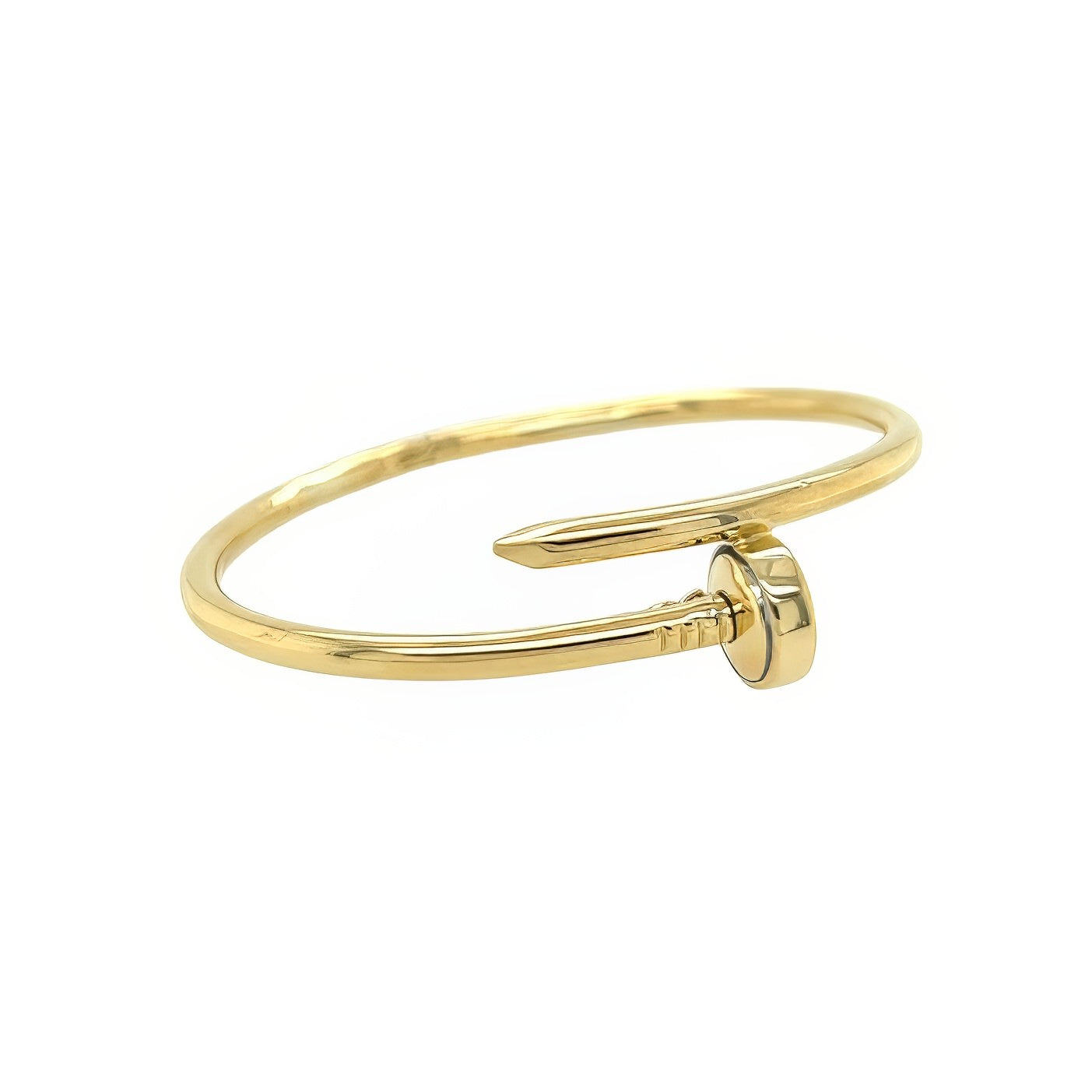 Aldo Cipullo 1970s Gold "Nail" Bracelet