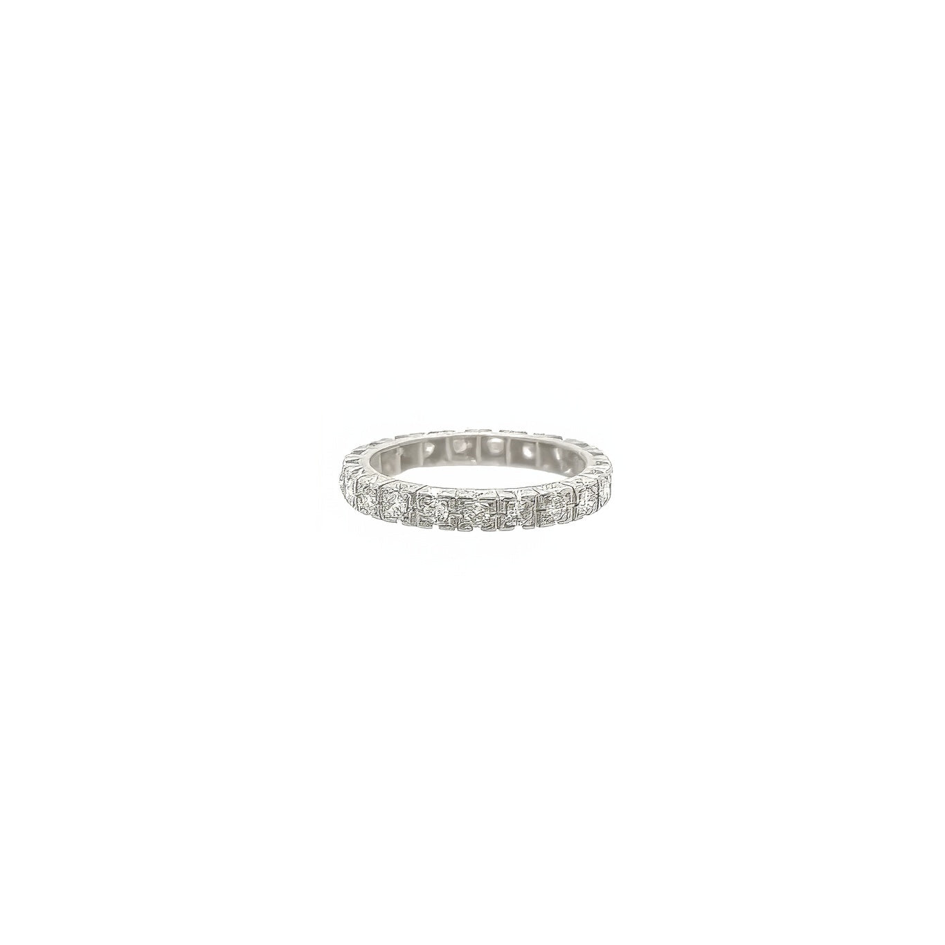 Platinum Diamond Eternity Band Ring