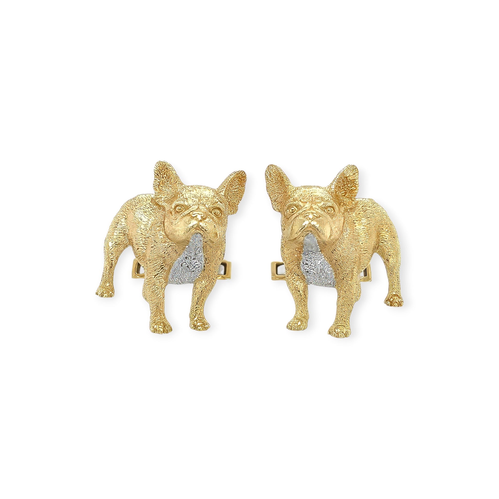 David Webb French Bulldog Cufflinks