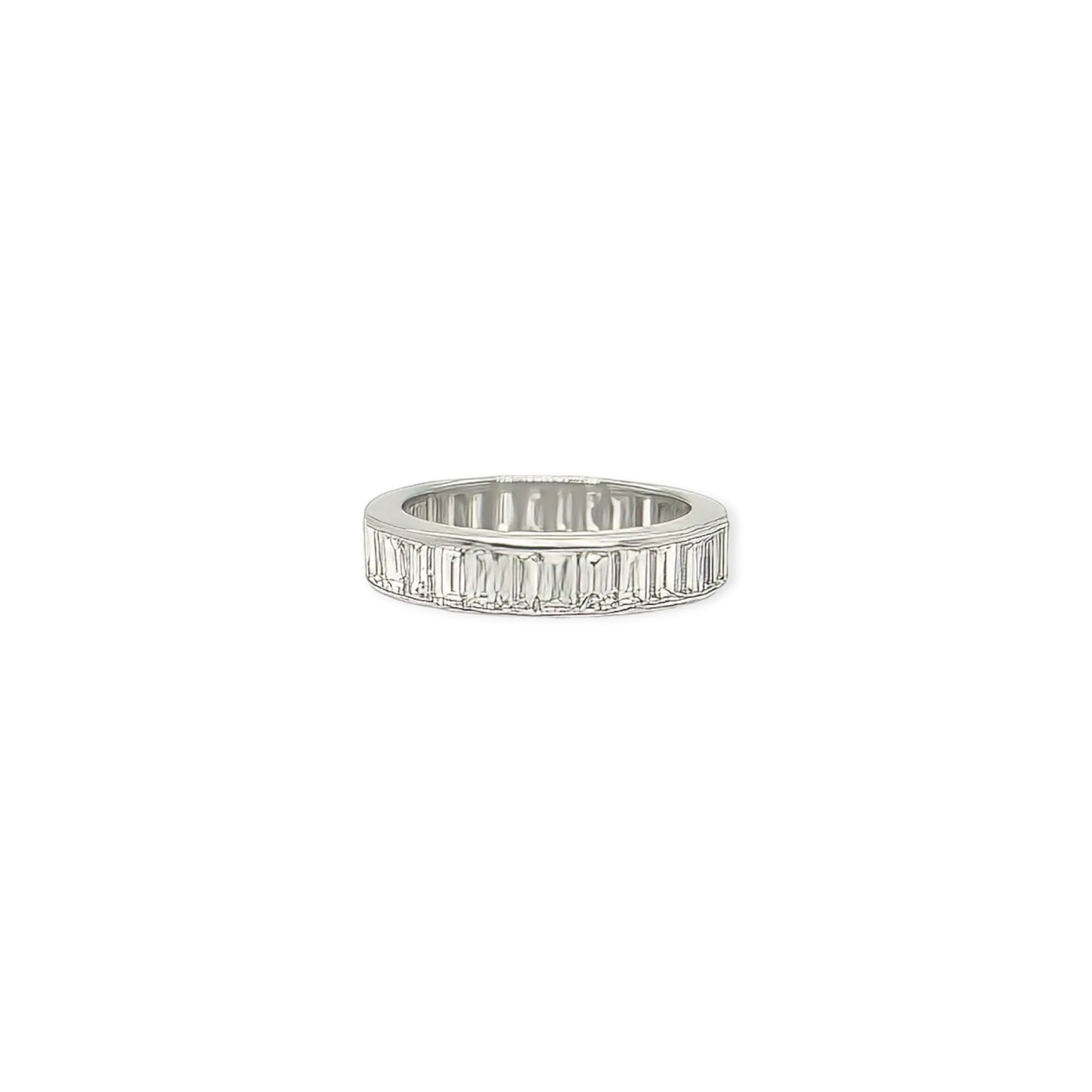 Platinum Diamond Eternity Band Ring