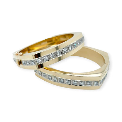 Binder Brothers Two Gold Diamond Bracelets