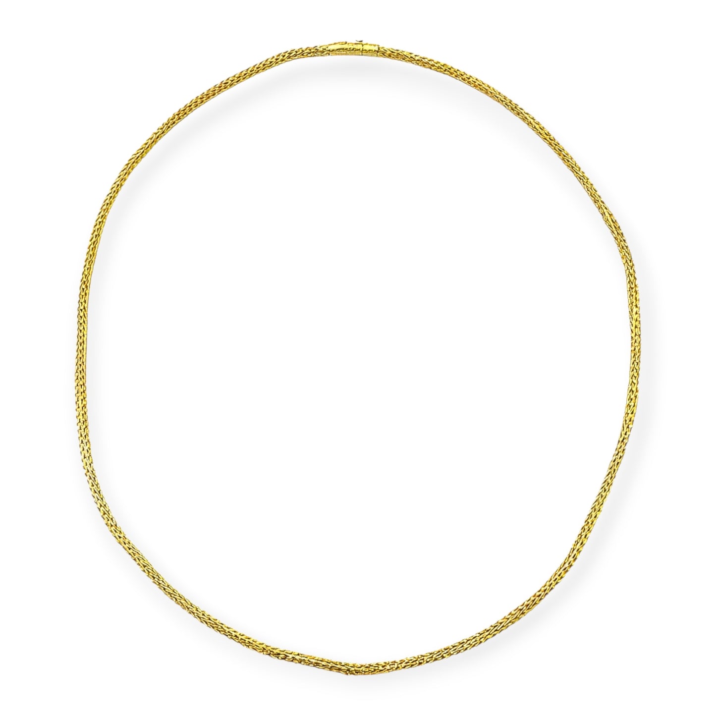 Lalaounis Long Gold Mesh Chain Necklace