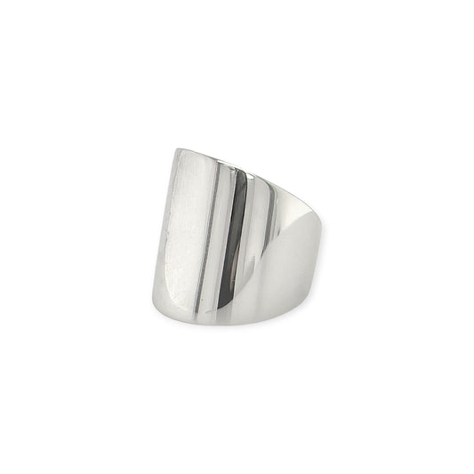 Vhernier "Vague" White Gold Sculptural Ring