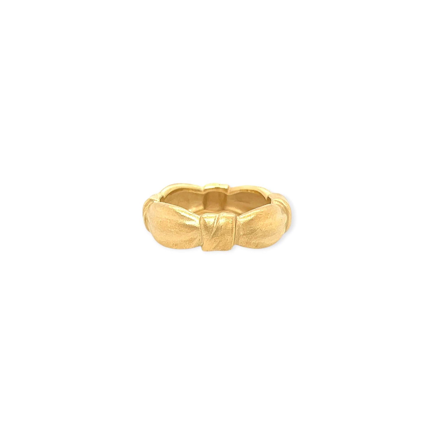 Angela Cummings Knotted Ribbon Gold Ring