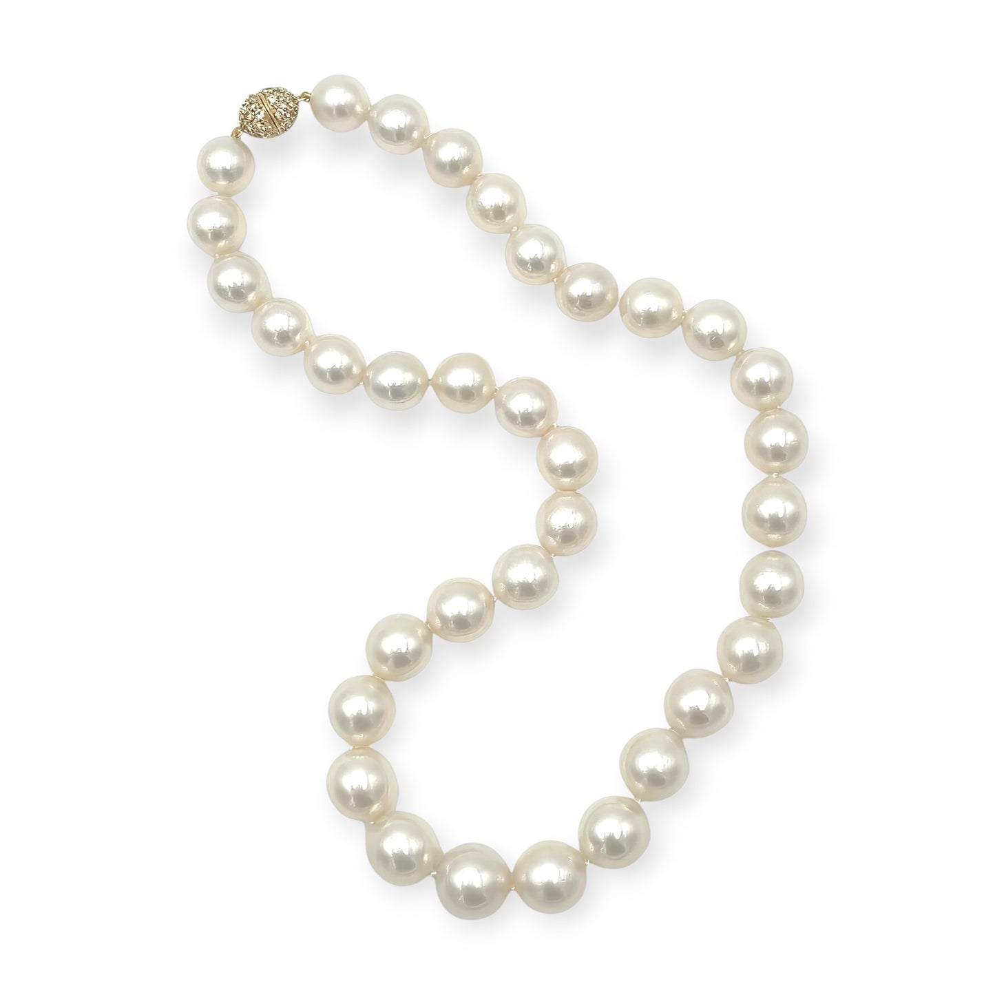 South Sea Pearl Gold Diamond Necklace