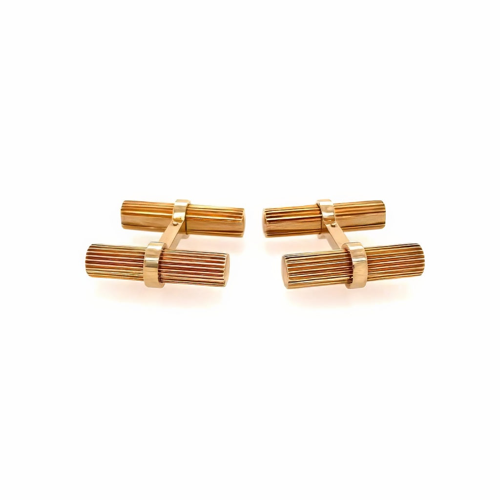 1960s Gold Bar Cufflinks