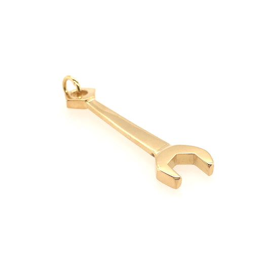 1970s Aldo Cipullo Open End Wrench Pendant