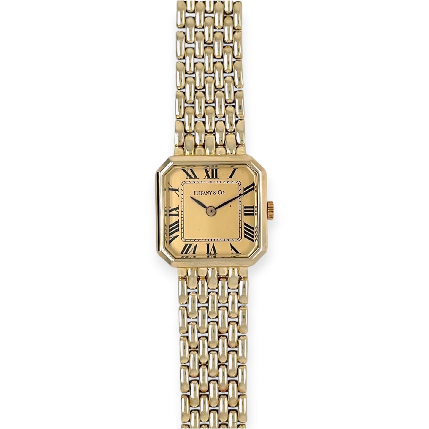 Tiffany Gold Square Case Watch