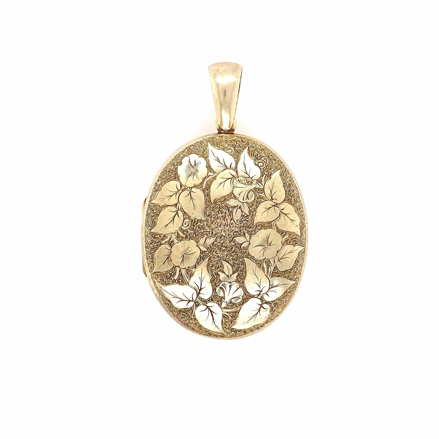 Gold Foliage Locket