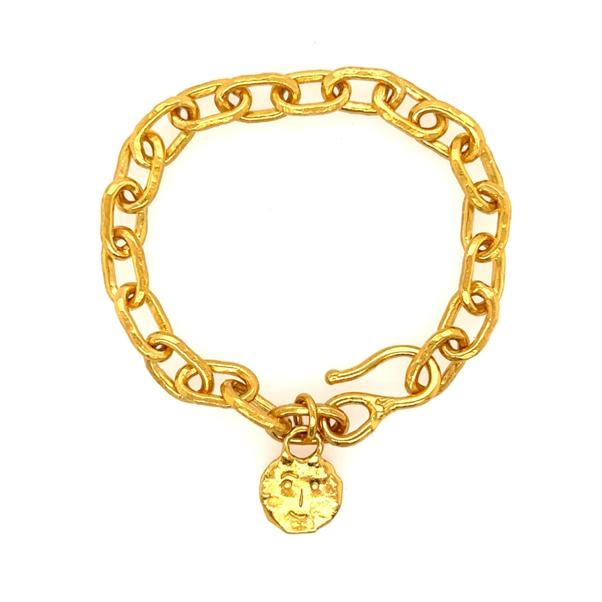 Jean Mahie Cadene Gold Link Bracelet