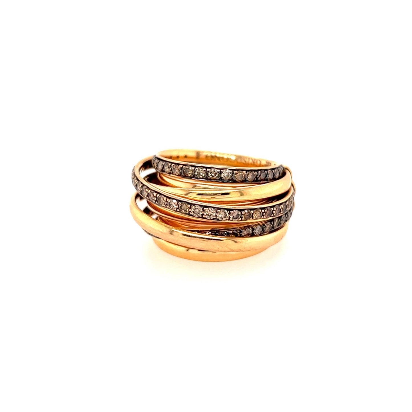 De Grisogono Allegra Brown Diamond Gold Ring