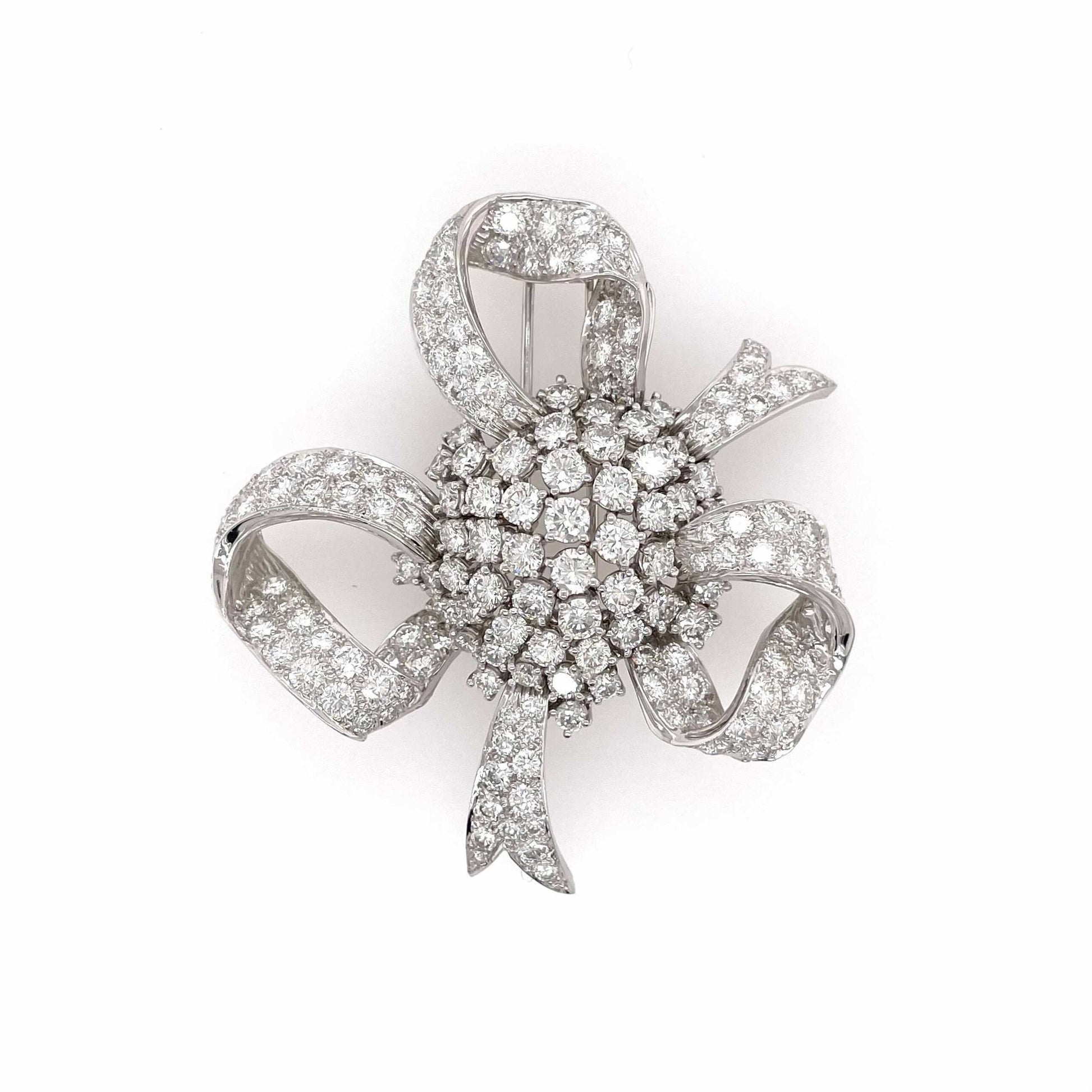 David Webb Diamond Bow Brooch