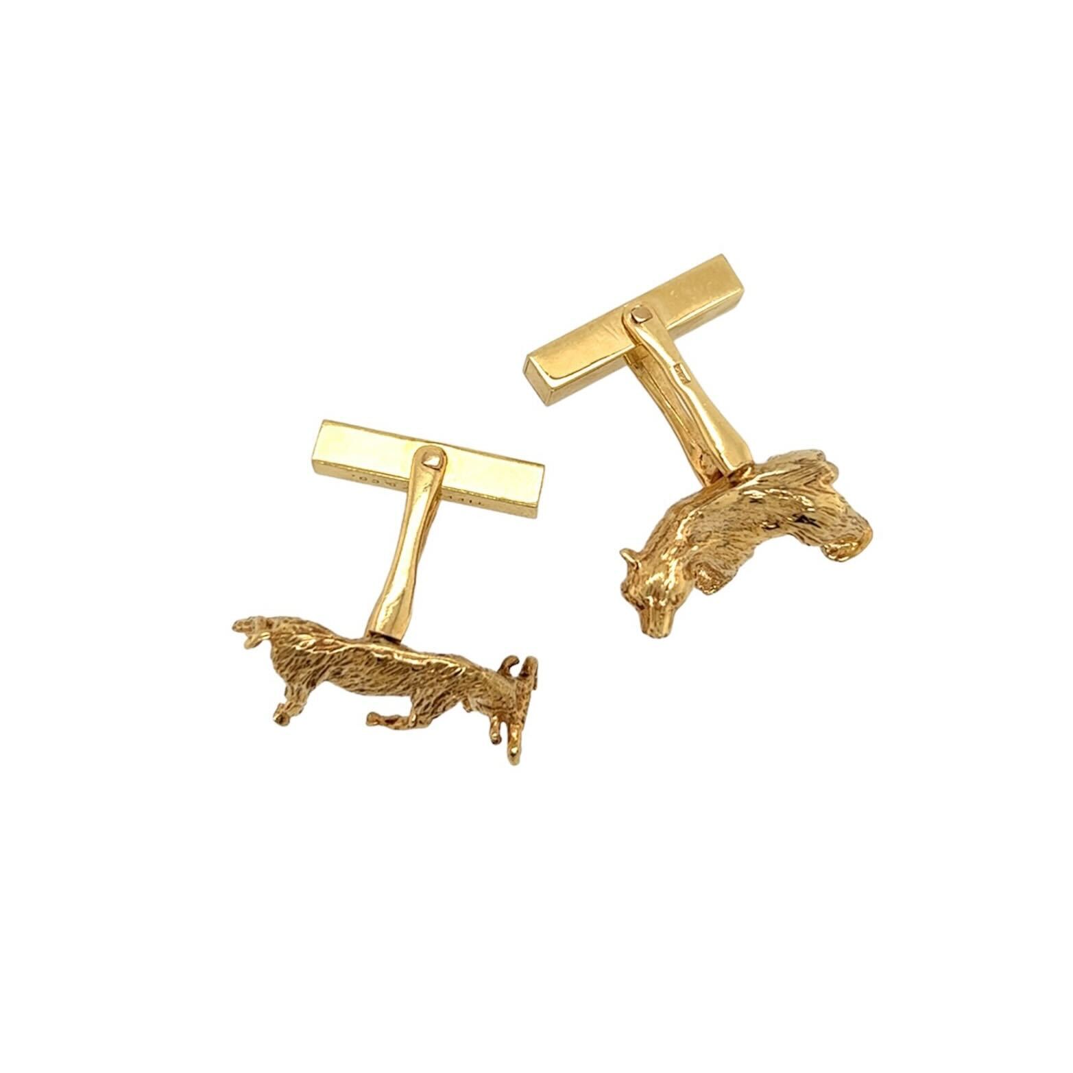 Tiffany bull and bear cufflinks store