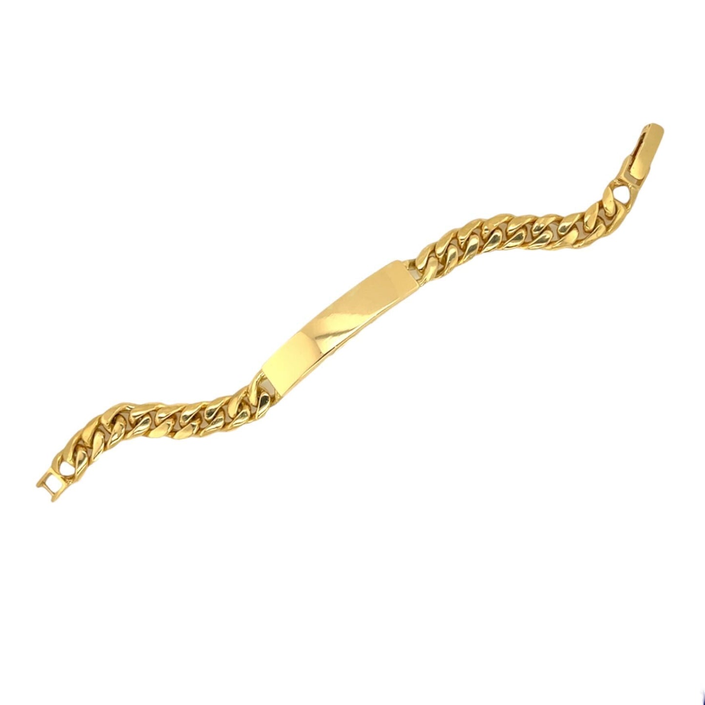 Yellow Gold ID Bracelet