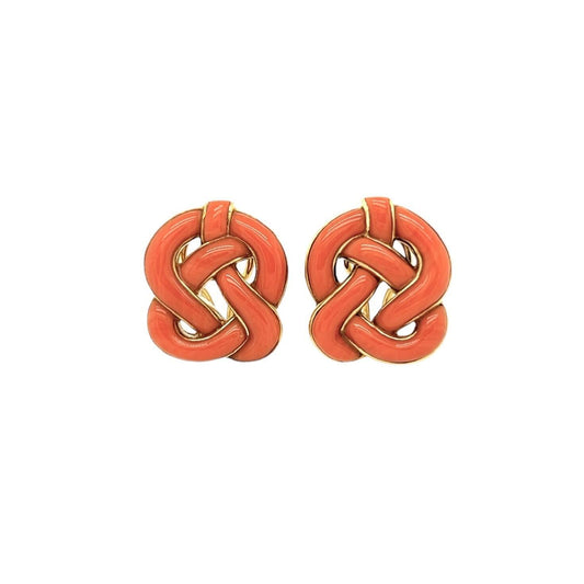 Tiffany Cummings Coral Knot Earrings