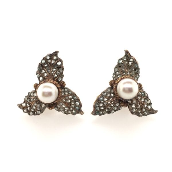 1960s Buccellati Leaf Earrings | $0 CDB Jewelry