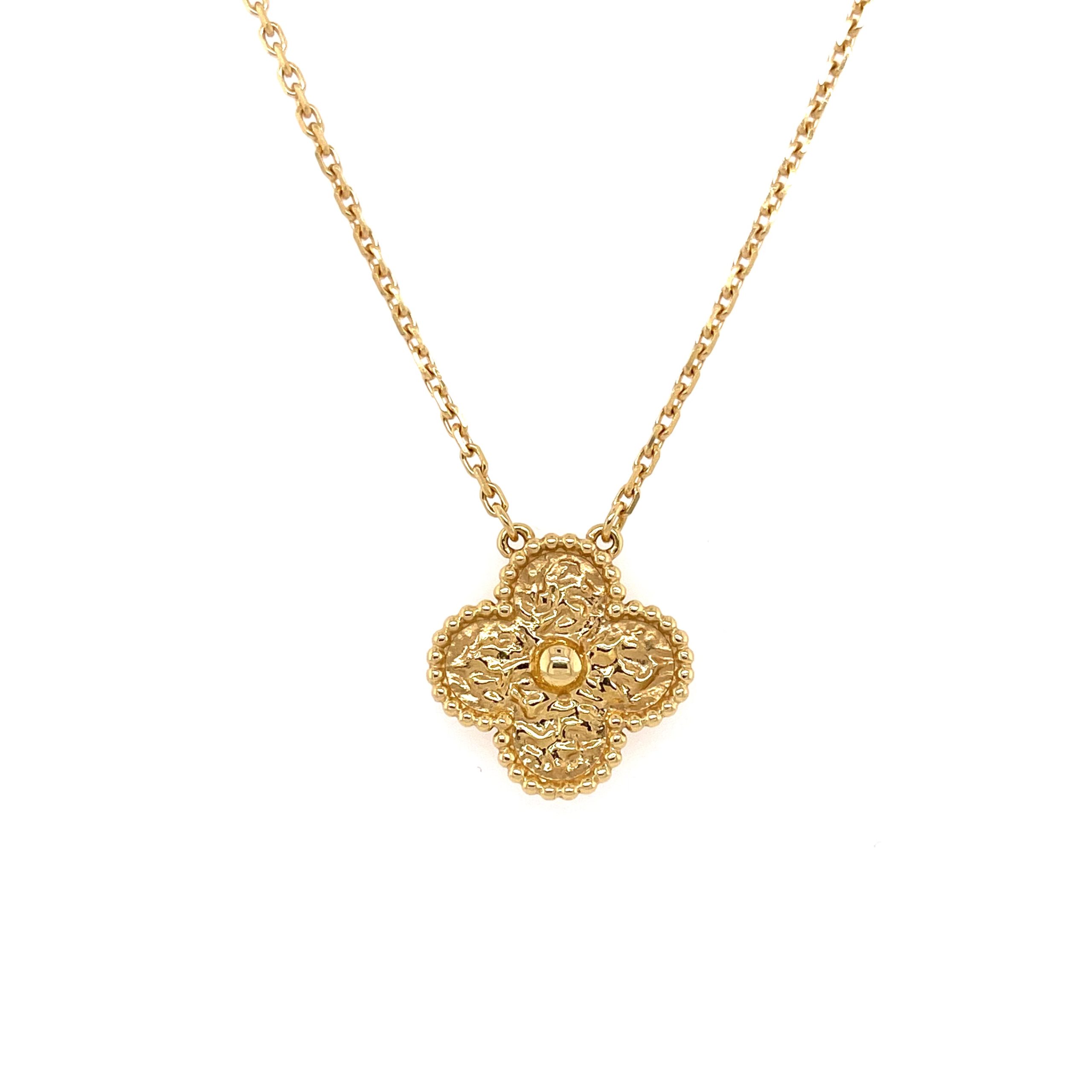 Van Cleef & Arpels Vintage Alhambra Pendant Necklace