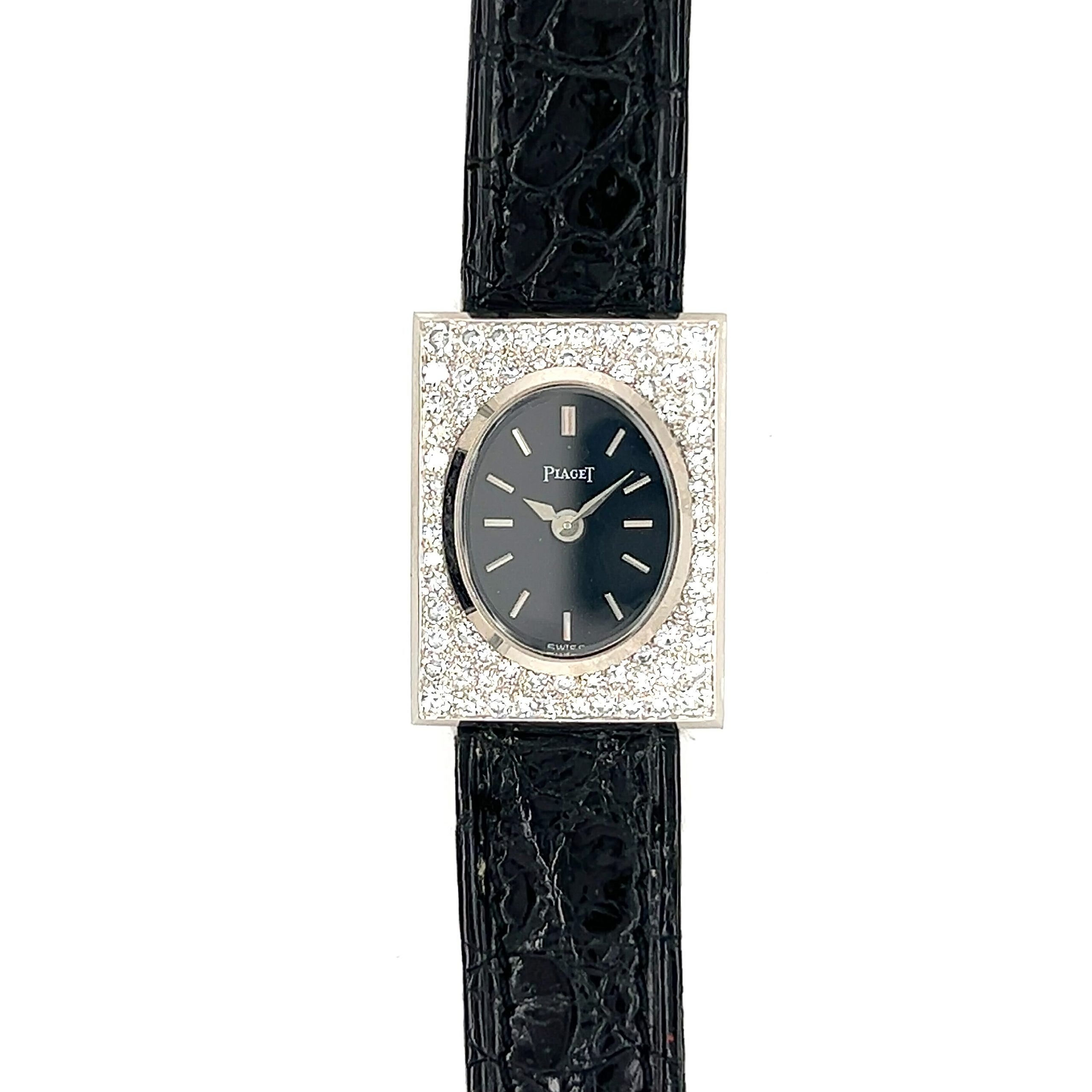 Piaget White Gold Pave Diamond Watch 4 250 CDB Jewelry