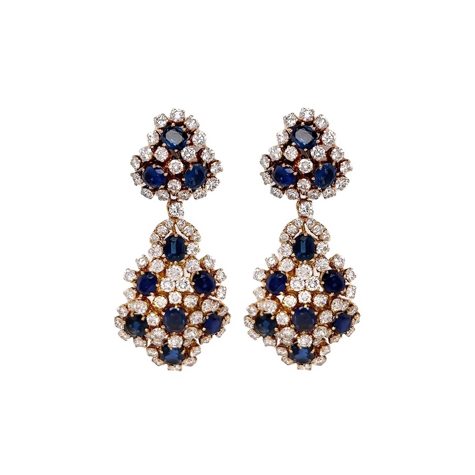 Vourakis Sapphire Diamond Pendant Earrings | $32,500 CDB Jewelry