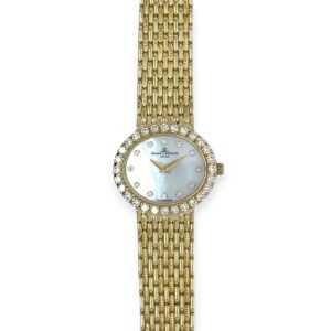 Baume & Mercier Mother of Pearl Gold Diamond Watch