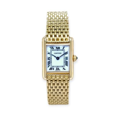 Cartier "Tank LC" Gold Watch