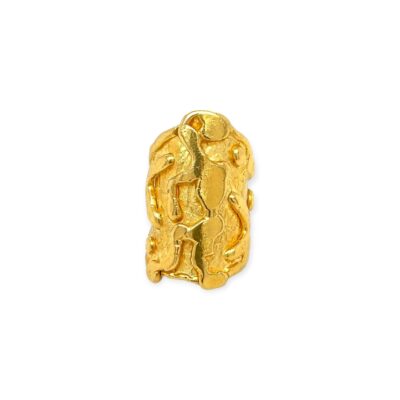 Jean Mahie Abstract Gold Ring